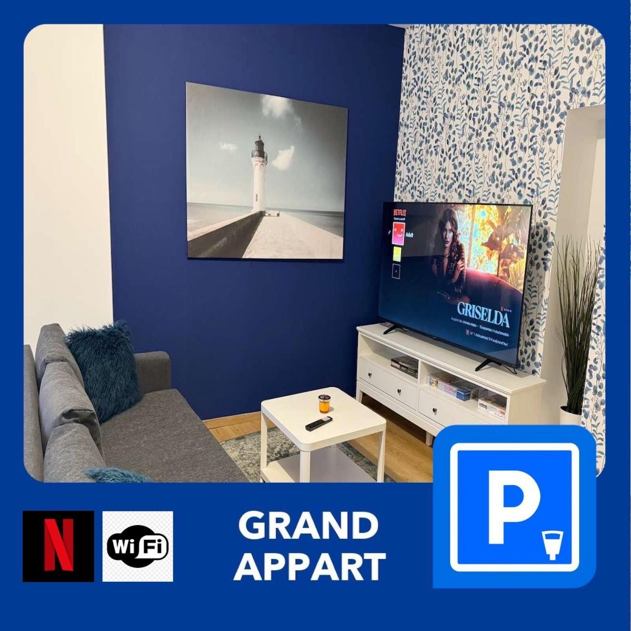 24 Chic & Cosy Grand Appart 88M2 Parking Gratuit Hypercentre Netflix Saint-Etienne  Dış mekan fotoğraf