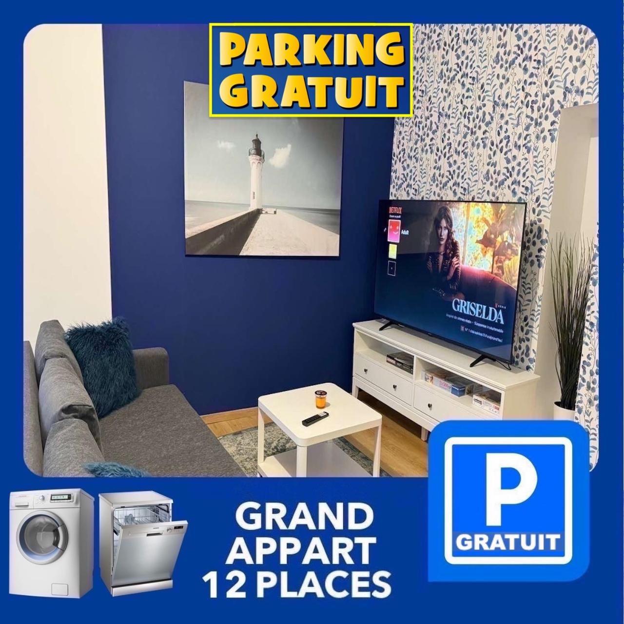 24 Chic & Cosy Grand Appart 88M2 Parking Gratuit Hypercentre Netflix Saint-Etienne  Dış mekan fotoğraf